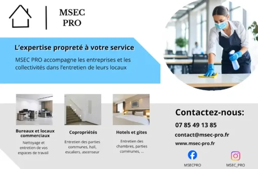 Contrat d'entretien multi-services pour entreprises à Lannemezan et ses environs, Lannemezan, MSEC PRO