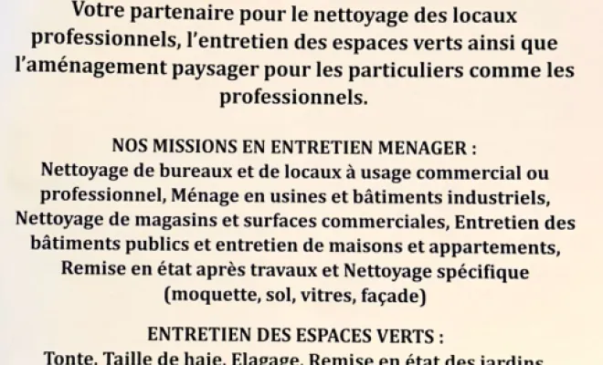 Aménagement paysager à Tarbes et nettoyage professionnel