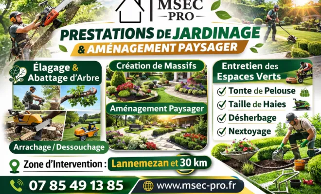 Elagage d'arbres Lannemezan et les environs